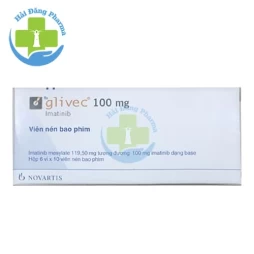 Glivec 100mg - Hộp 6 vỉ x 10 viên